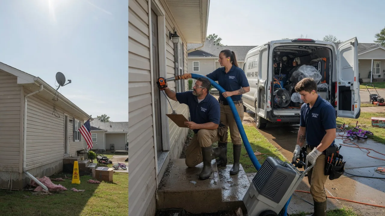 Ceiling Water Damage Restoration in Plevna, KS near me